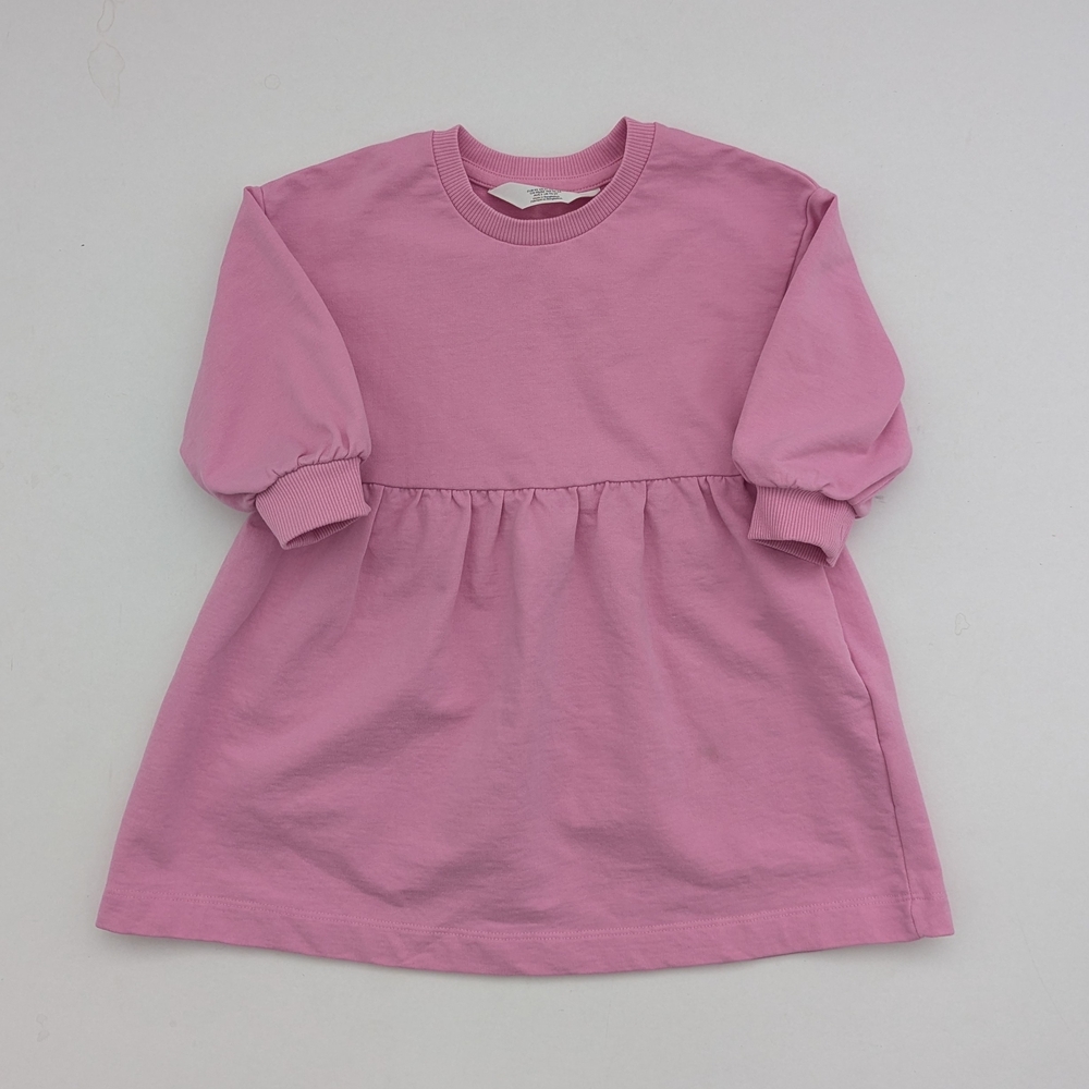 H&M Pink Sweatshirt Dress 2T